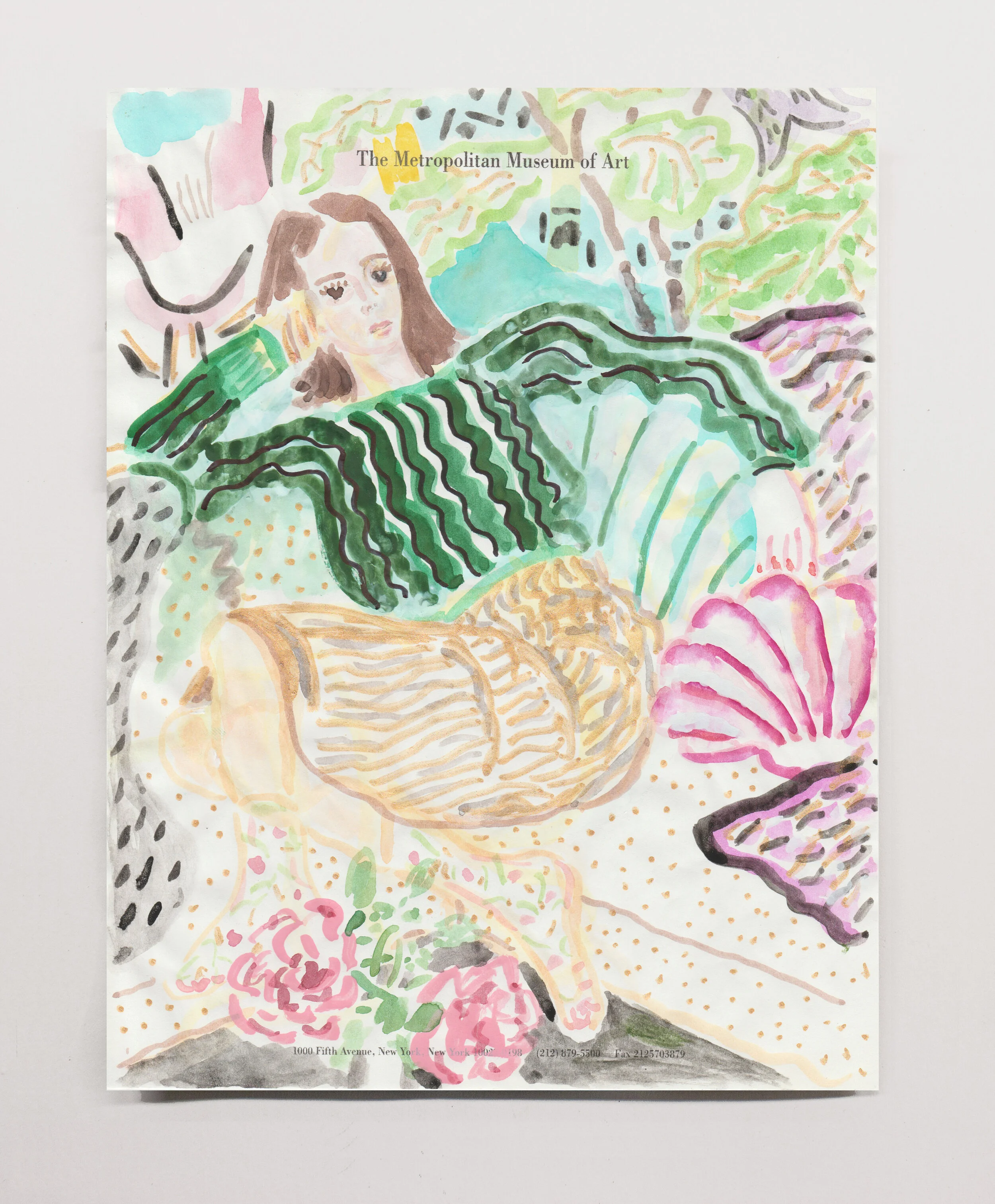   Mallory (The Fellowship of the Ring)  , 2019 watercolor on paper, 11 x 8.5” 