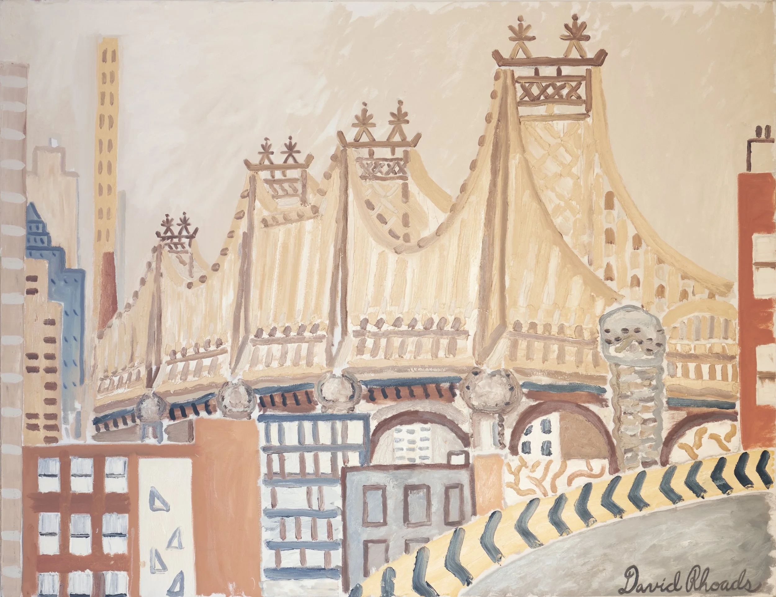  The 59th Street Bridge , 2025 Oil on canvas, 50 × 66”   