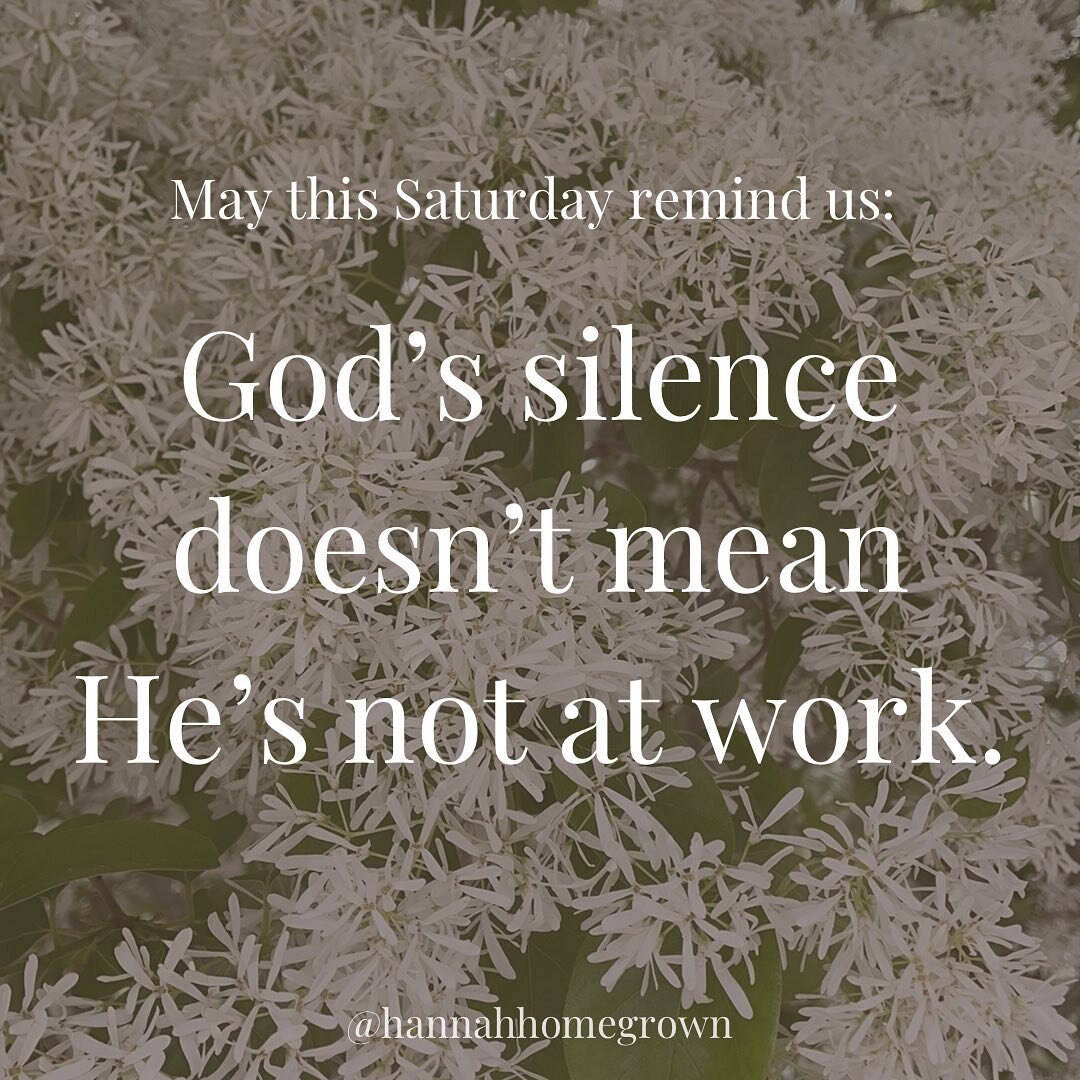 I can&rsquo;t imagine the despair and desperation the disciples and followers of Jesus felt on Saturday. Yes, Jesus told them what would happen, but they didn&rsquo;t really understand. They didn&rsquo;t know what He had already accomplished and what