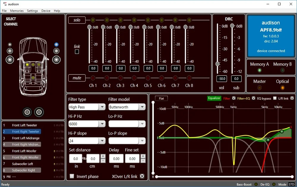 Audison Prima AP F8.9 bit — Santa Rosa Cartunes