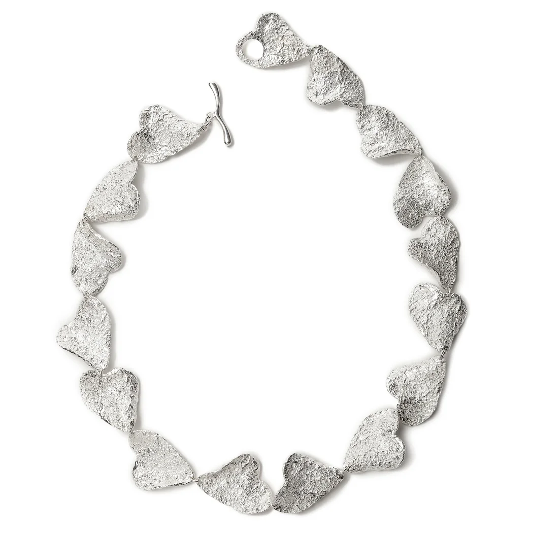 ED65N Cuore necklace. Sterling silver. 