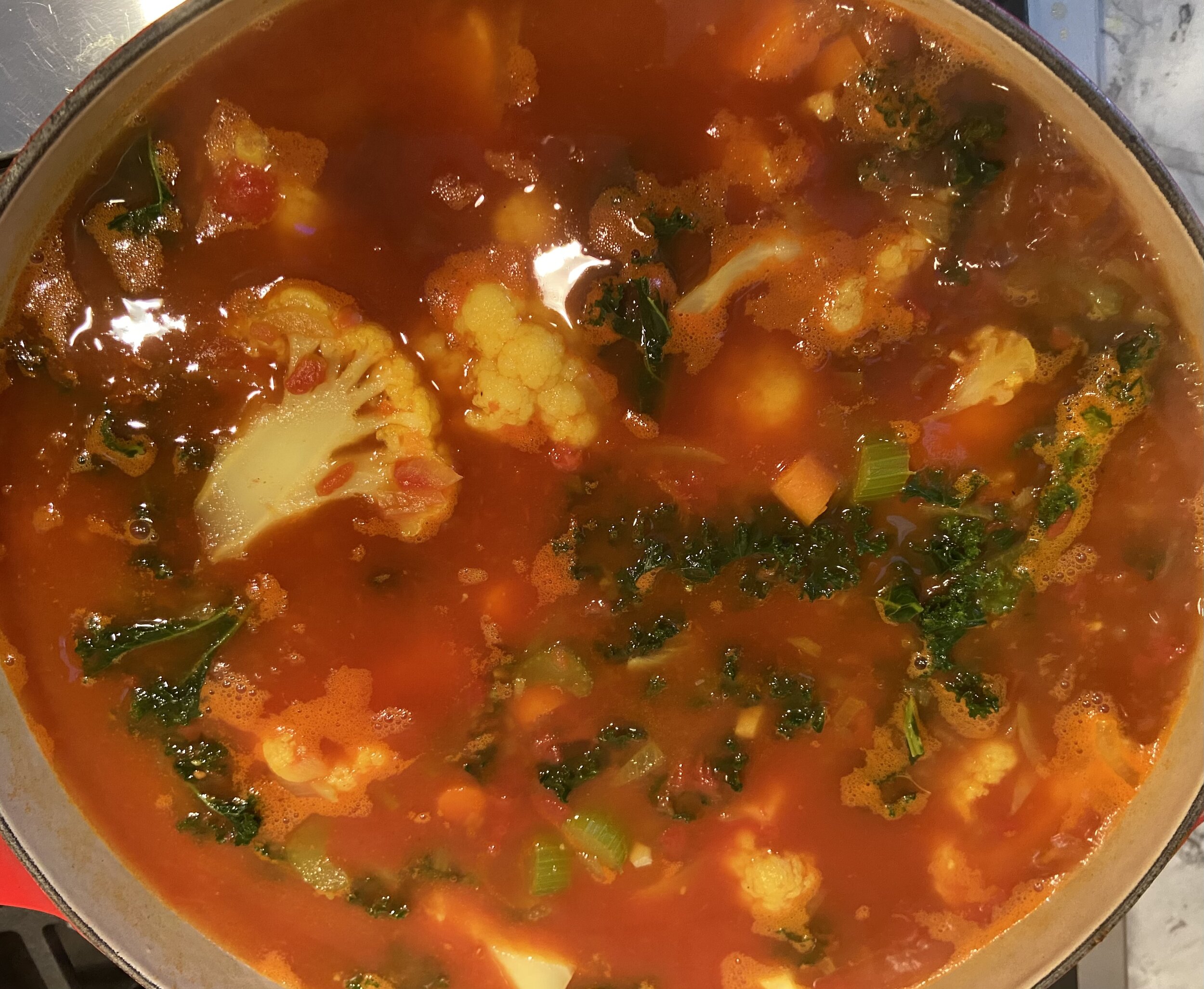 Winter blues-busting chickpea &amp; veggie stew