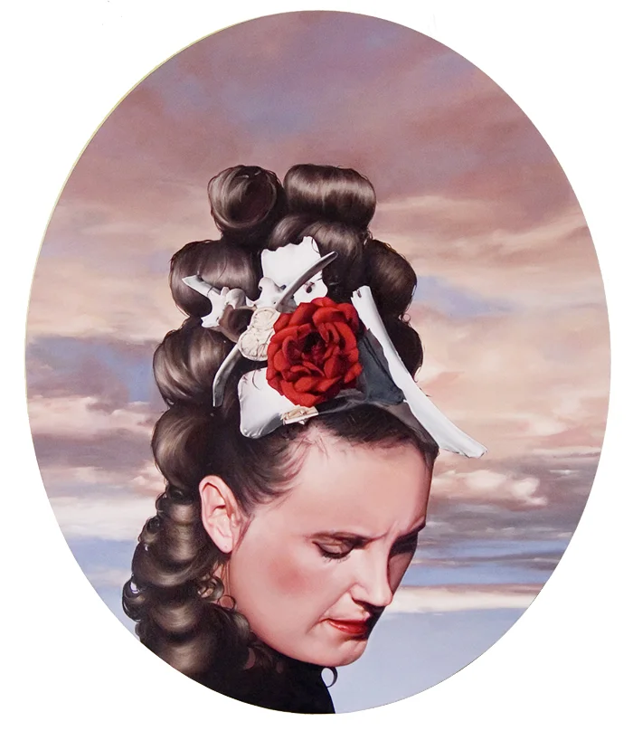 Arrival of Marie 2009 oil on canvas 36" x 30"