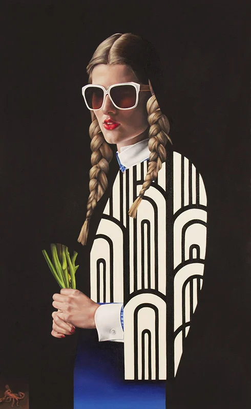 Willa 2018 oil on canvas 48" x 30"