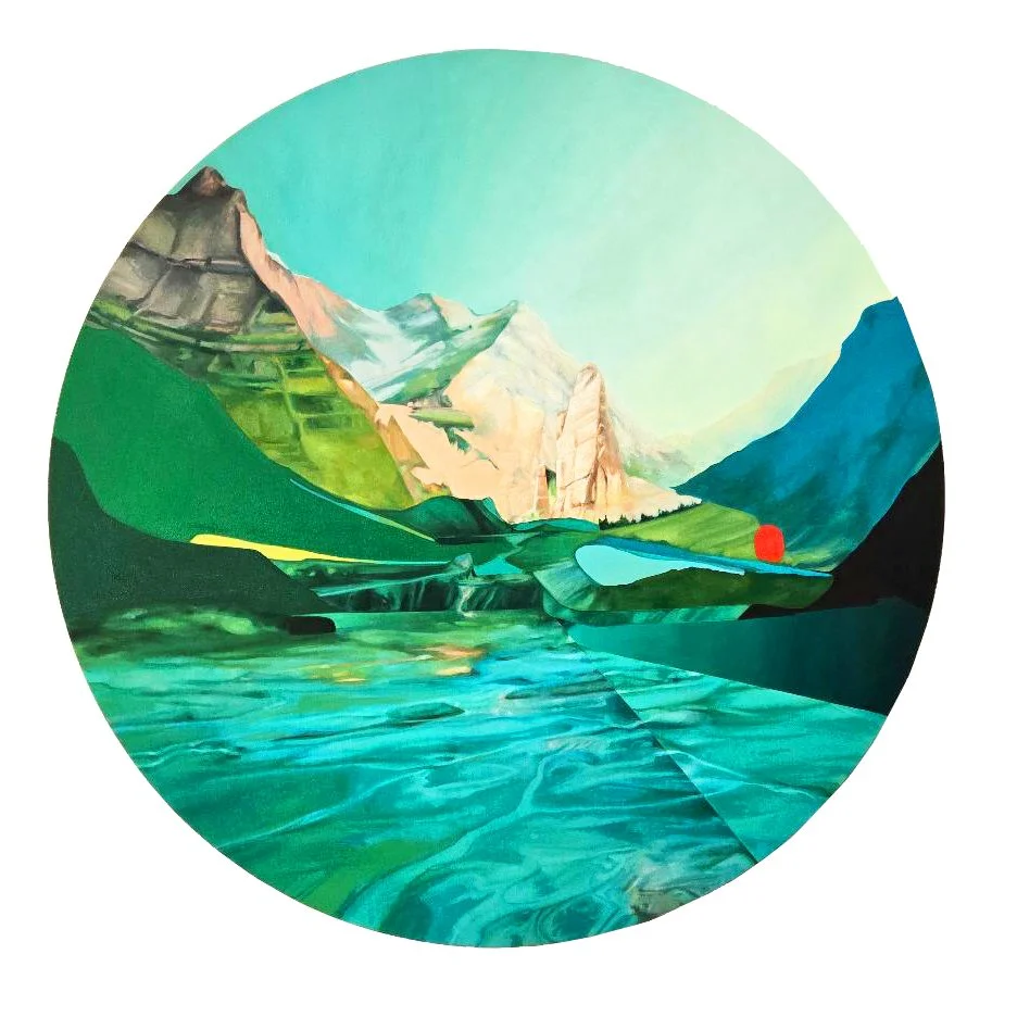Telescope 8 2025 oil on canvas 48" x 48"