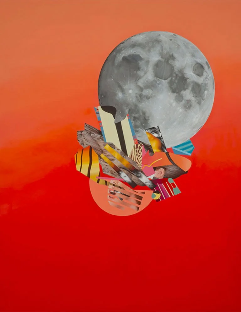 We are the Asteroid 2015 oil on canvas 84" x 66"