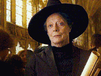 An hour to decide on a movie? Prof McGonagall does not approve...