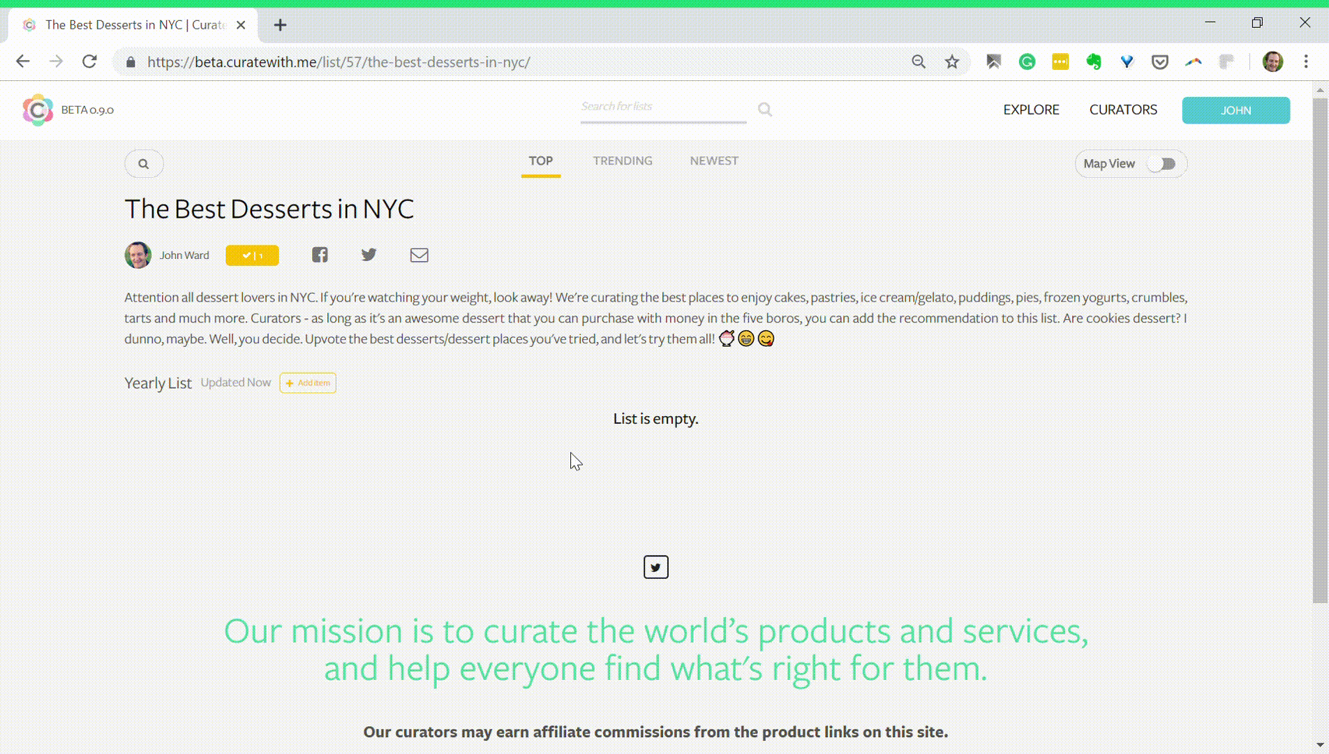 For Curators Only: How To Add A Rec To A List (Click To Enlarge)