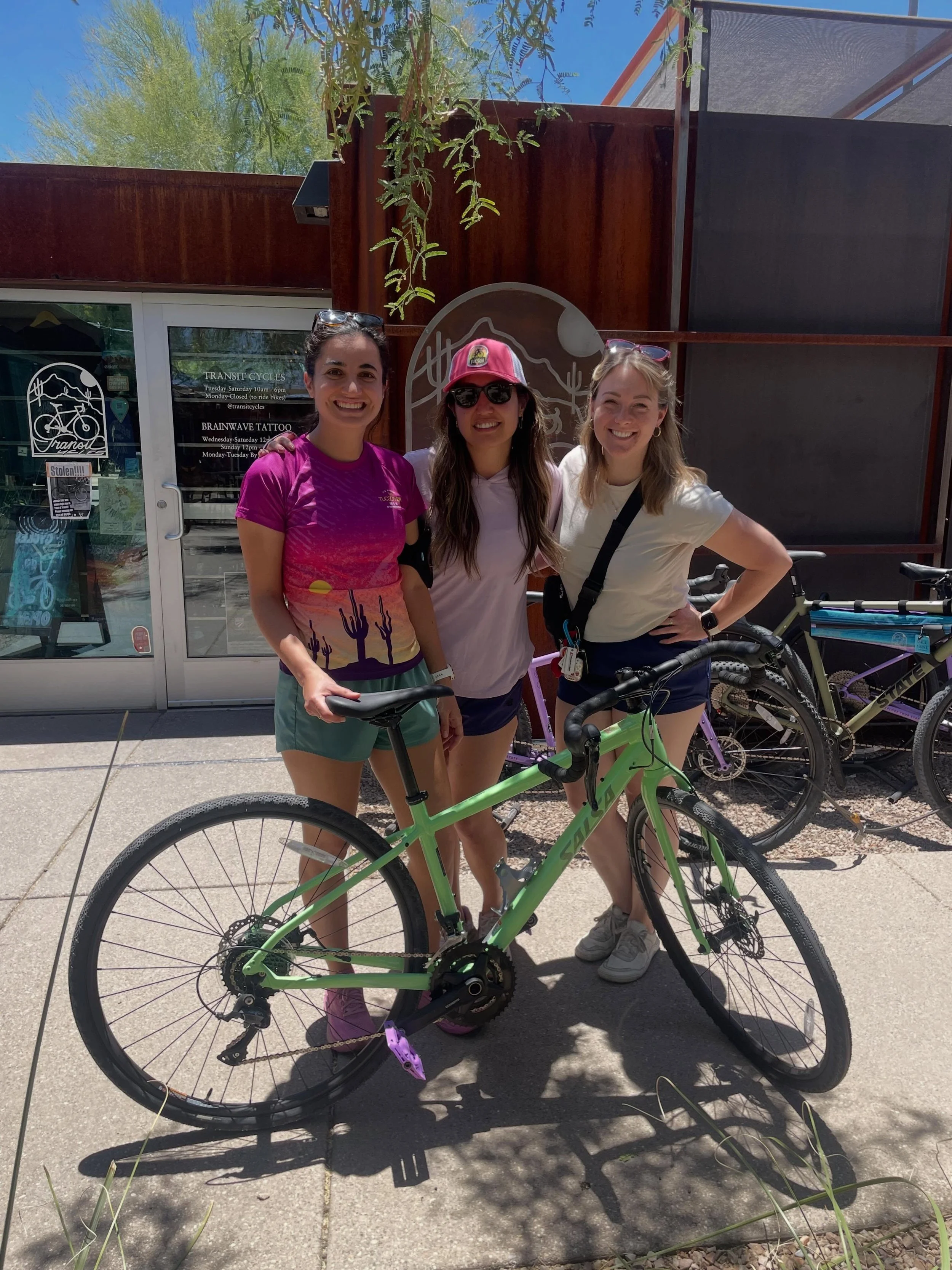 NEW BIKE DAY!!!! We love to see friends supporting friends! Check out Gabby&rsquo;s new @salsacycles Journeyer with @htcomponents lilac pedals and OTTER bottle cage!!!!