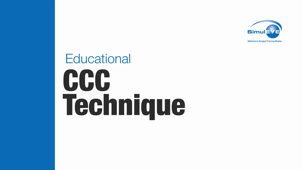 Ccc Technique With Simulorhexis Model Simuleye