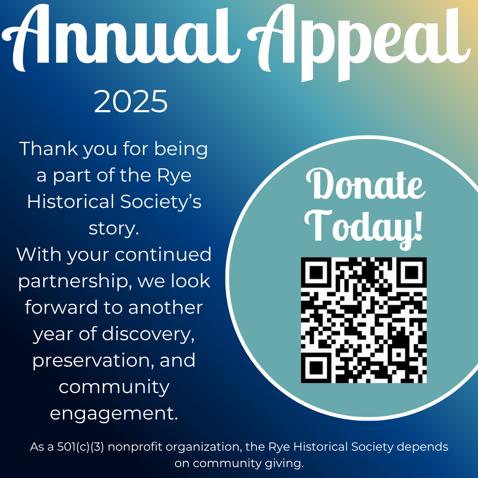 Membership Drive &amp; Annual Appeal