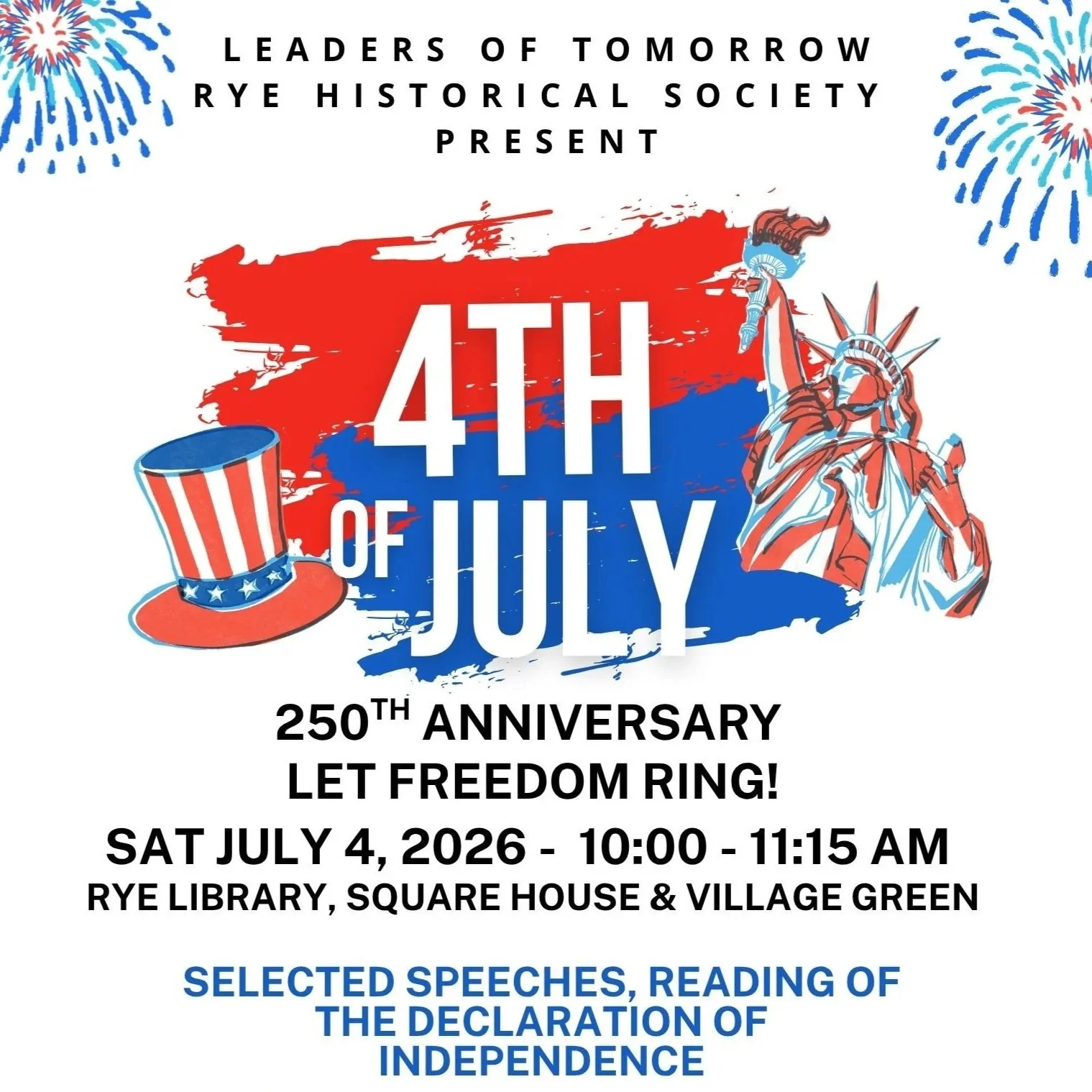 July 4th 250th Celebration on the Village Green