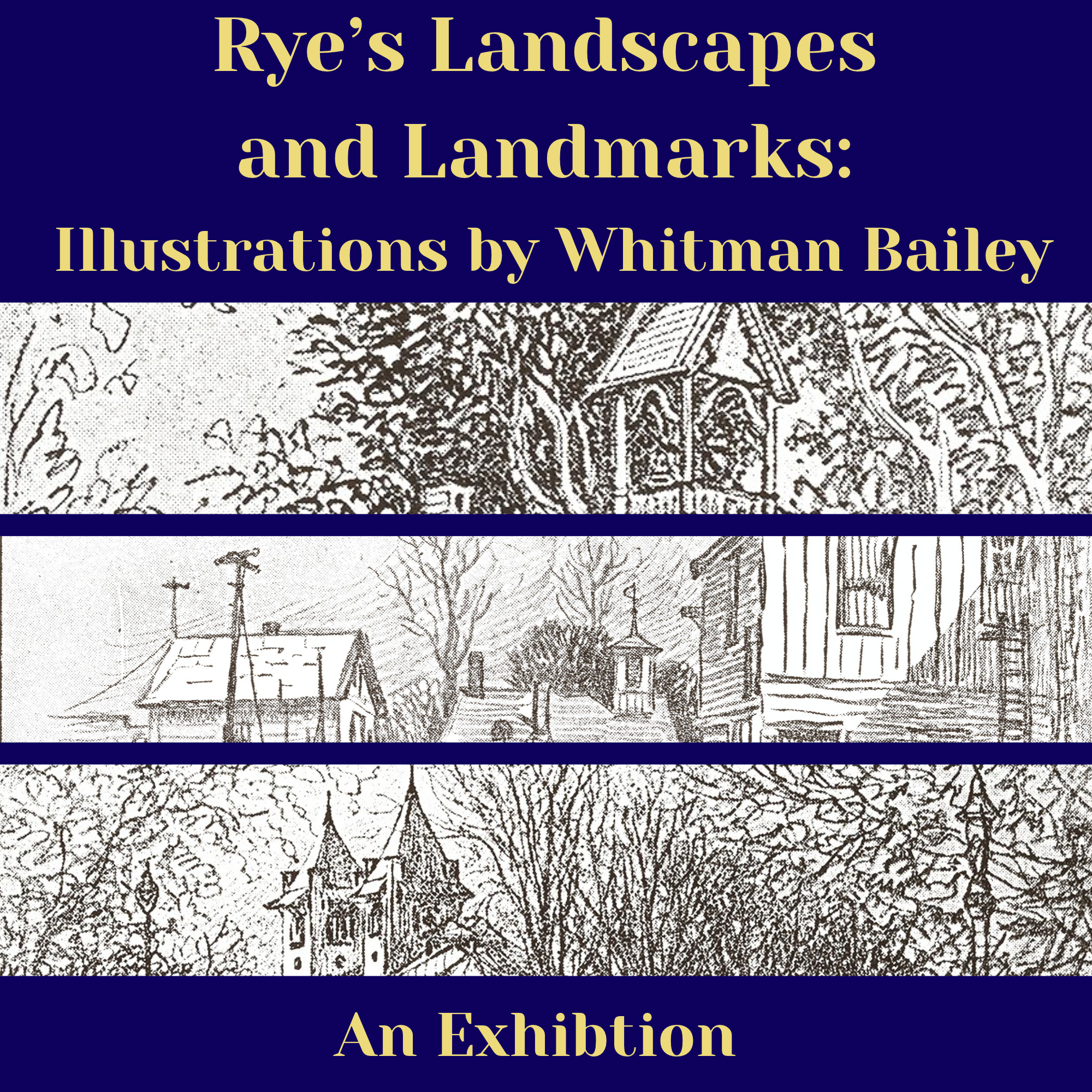 Rye's Landscapes and Landmarks: Illustrations by Whitman Bailey