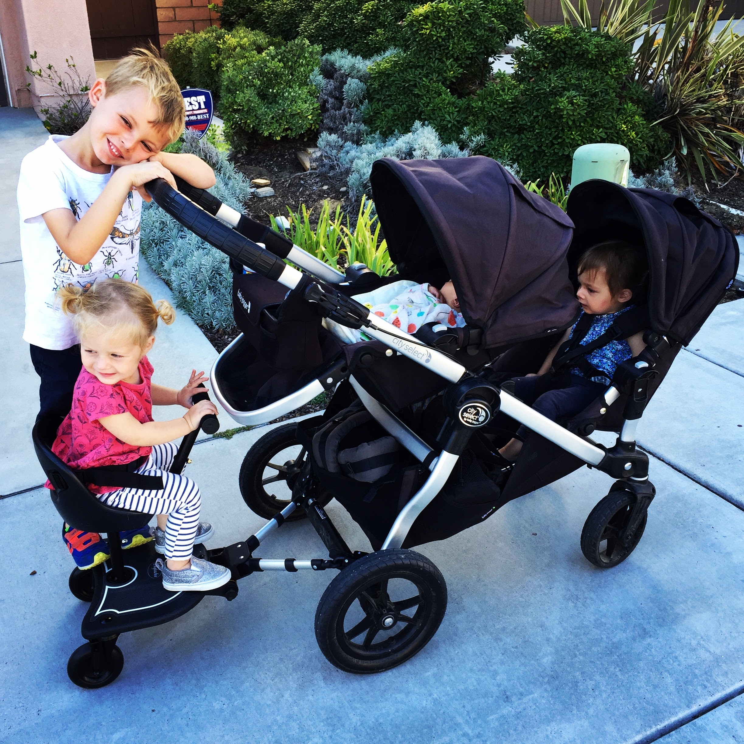 best stroller for three