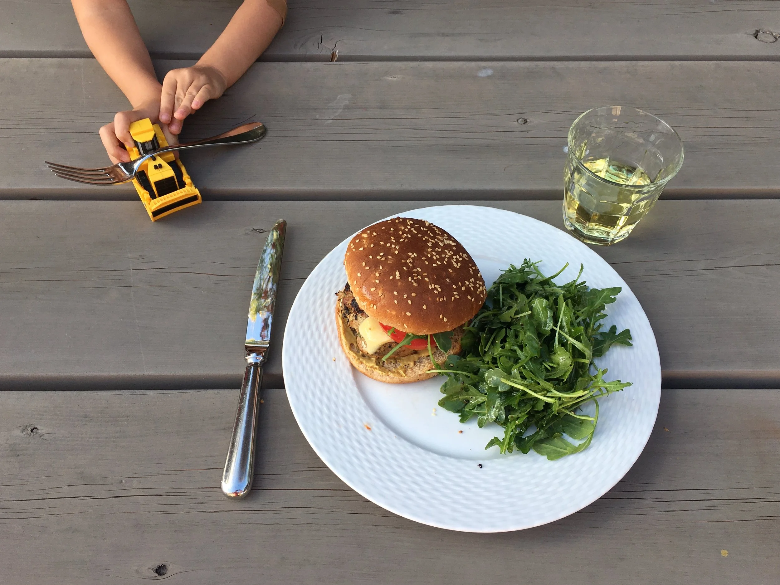 Everything tastes better outside