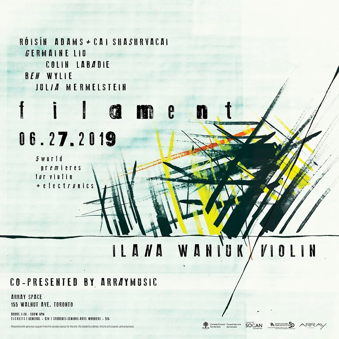 Filament - 5 new works for Violin + Electronics