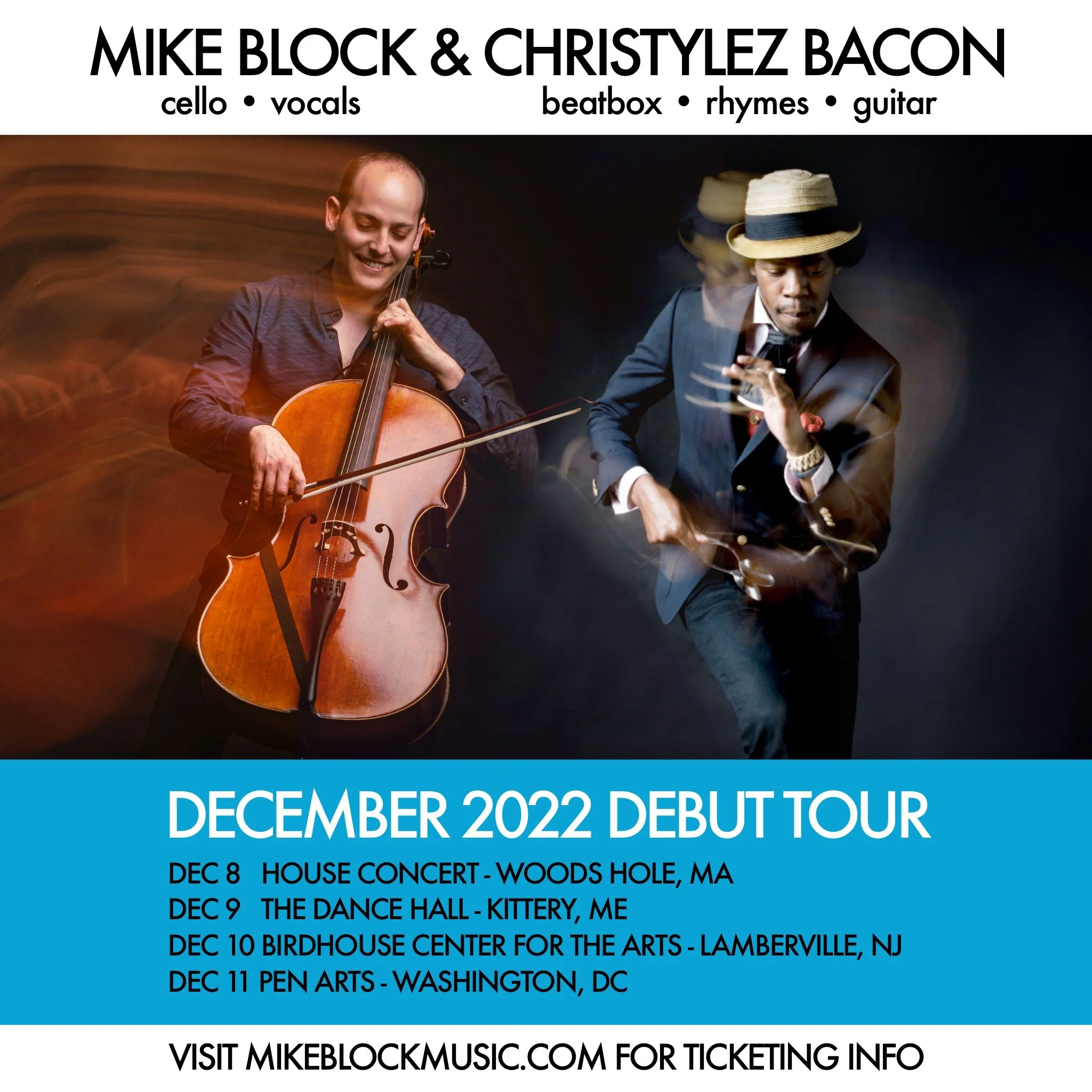 Duo tour with beatboxer Christylez Bacon