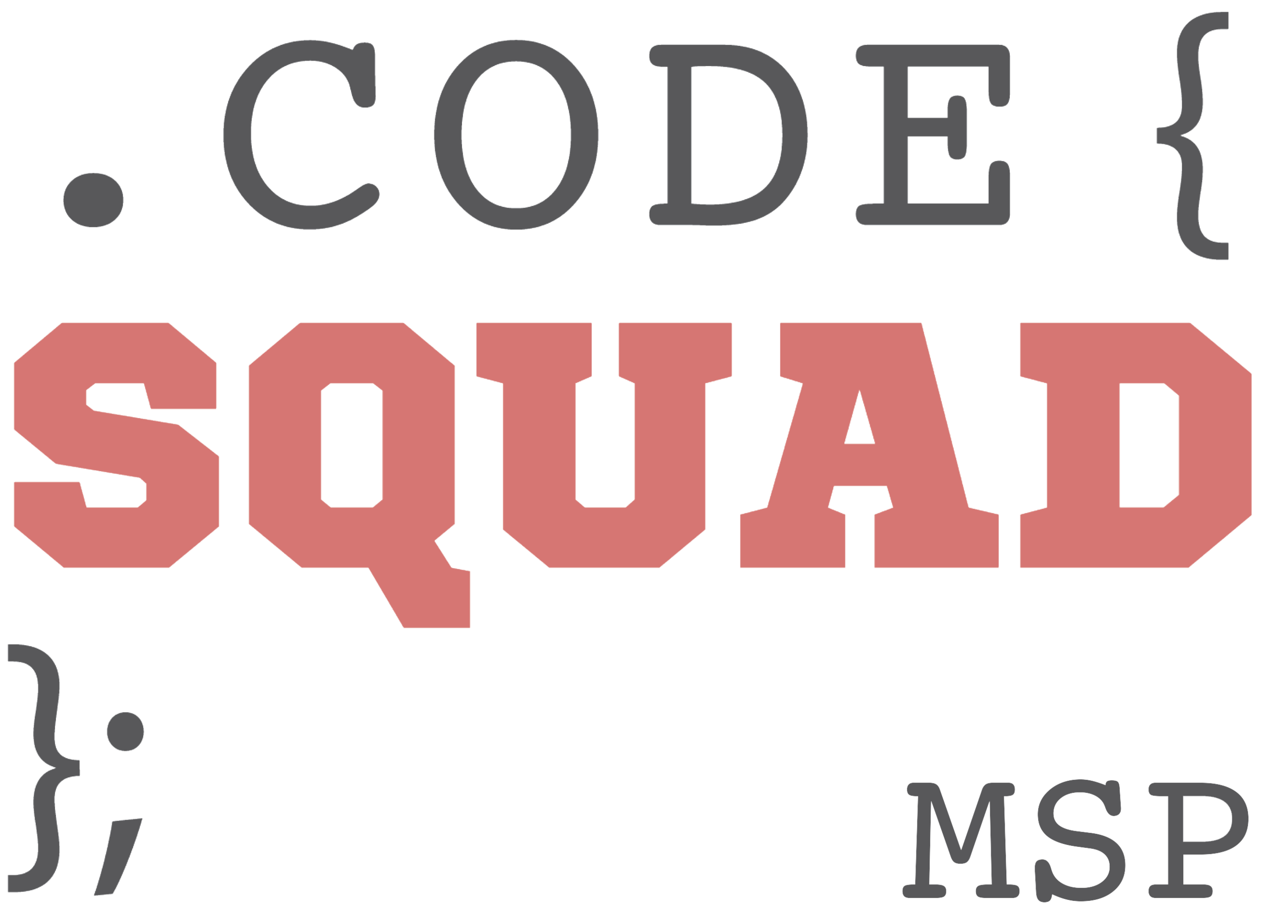 The winning Code Squad Logo designed by Harrison.