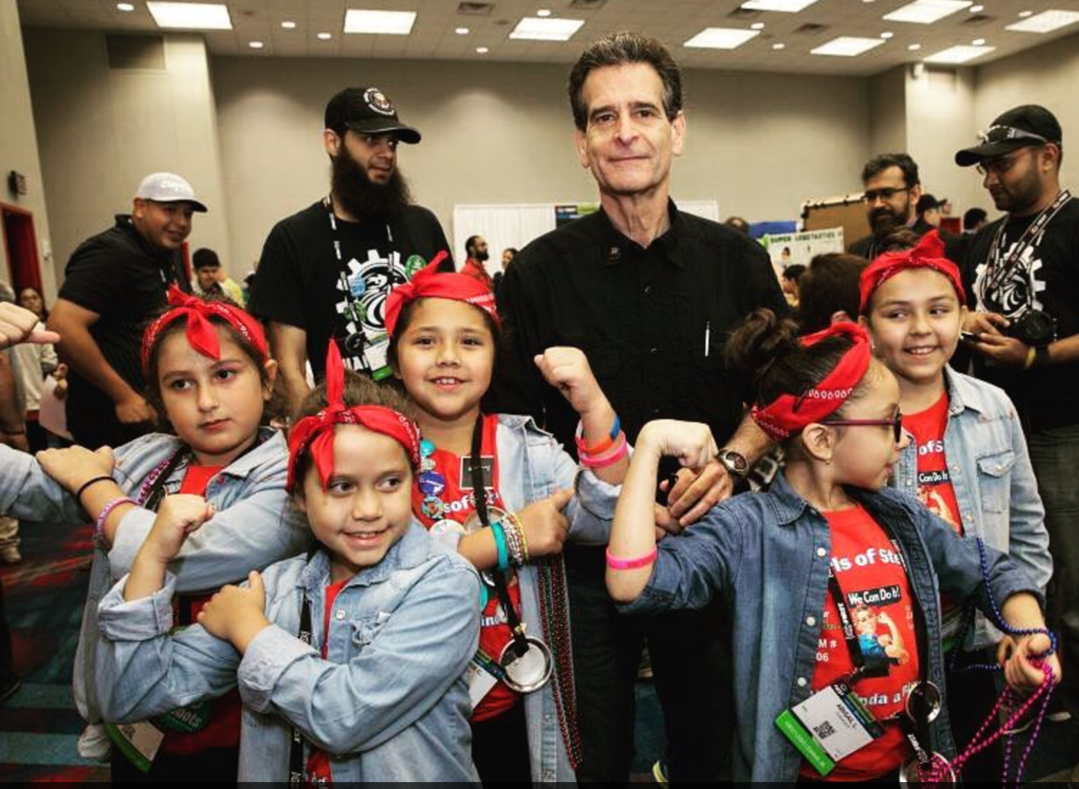 This image posted by First LEGGO League is another example of a high quality image capturing diversity and engagement.