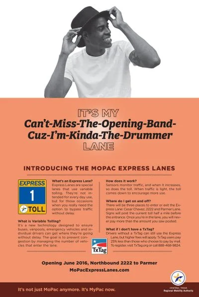 MyPac: Dynamic Newspaper Ad The text of the editorial content wrapped around the image where you see white space above, making it jump off the page.
