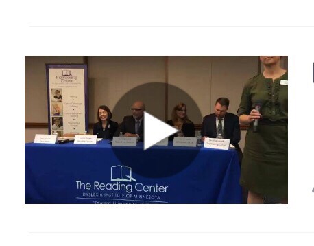 2017 Dyslexia Laws Panel To learn more about state law impacting students with dyslexia, view our panel from October 2017. Panelists included (left to right): Minnesota State Senator Carla Nelson (Chair, Senate Education Finance Committee), Rachel Berger (Founder, Decoding Dyslexia Minnesota), Minnesota State Senator Roger Chamberlain (Chair, Senate Taxes Committee), Dr. Vicki Weinberg (Learning Disabilities Specialist, Minnesota Department of Education), Daron Korte (Assistant Commissioner, Minnesota Department of Education).