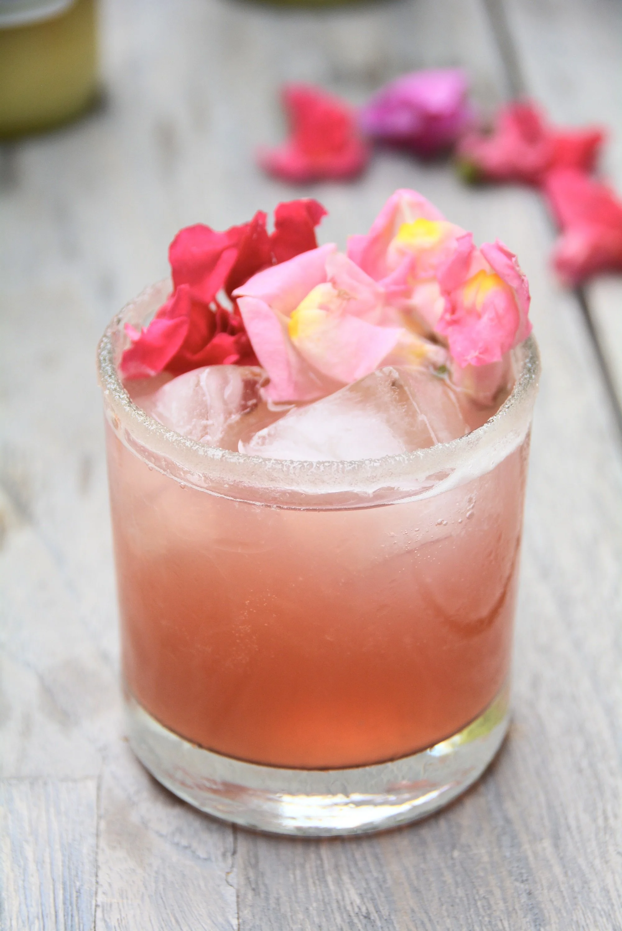 Easter Margaritas with Edible Flowers