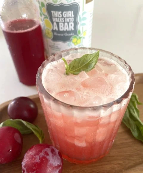 Plum Basil Margarita Recipe