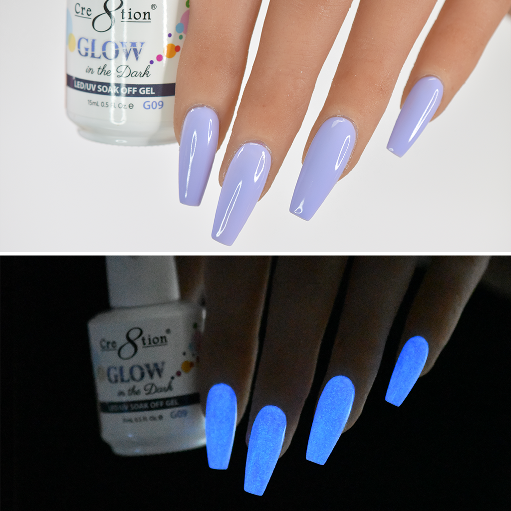 glow in the dark nail polish top coat