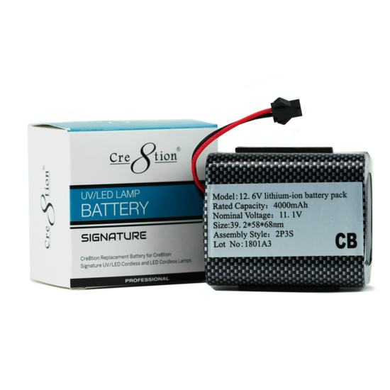 13219 - Cre8tion Signature Cordless Replacement Battery 50 pcs/case