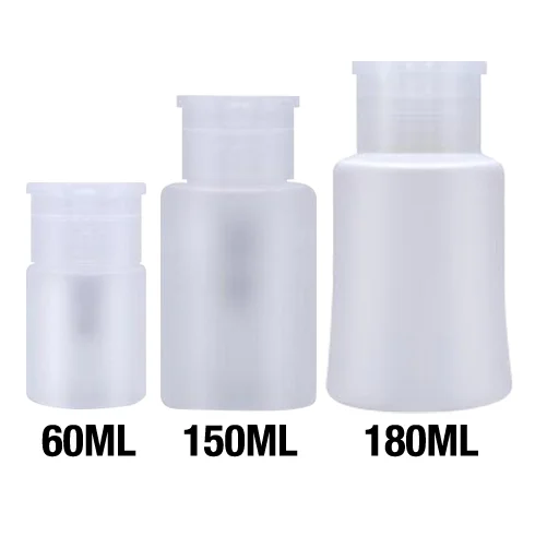 26188 - Empty Liquid Dispenser Bottle 60ml, 300 pcs./case 26189 - Empty Liquid Dispenser Bottle 150ml, 200 pcs./case 26190 - Empty Liquid Dispenser Bottle 180ml, 200 pcs./case