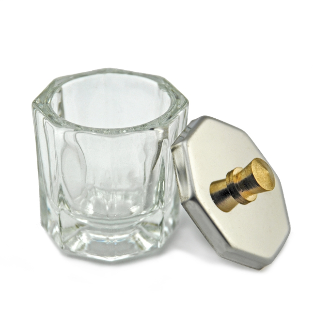 26187 - Glass Dappen Dish with Cap 400 pcs/case