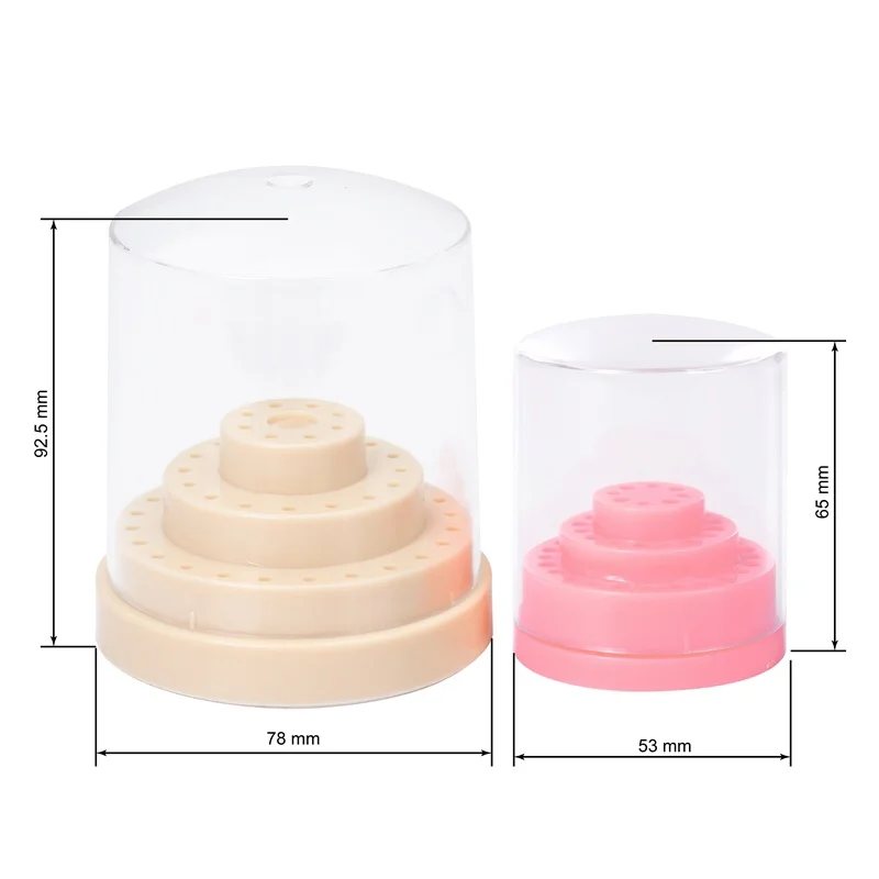 Cre8tion 48 hole Nail Filing Bit holder 144 pcs/case 10212 - Large Size 10327 - Small Size