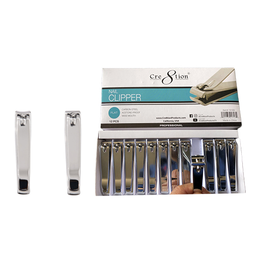 Toe Nail Clipper Carbon Steel Size 8.2cm 12 pcs./box, 288 pcs./case 16168 - Curved 16169 - Straight