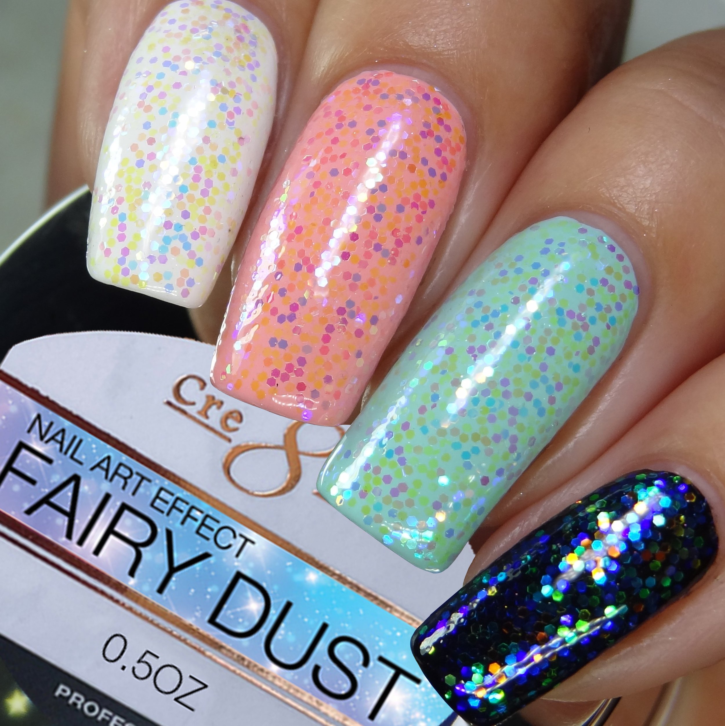 Cre8tion - Nail Art Pigment Fairy Dust 01 - 15g – Skylark Nail Supply