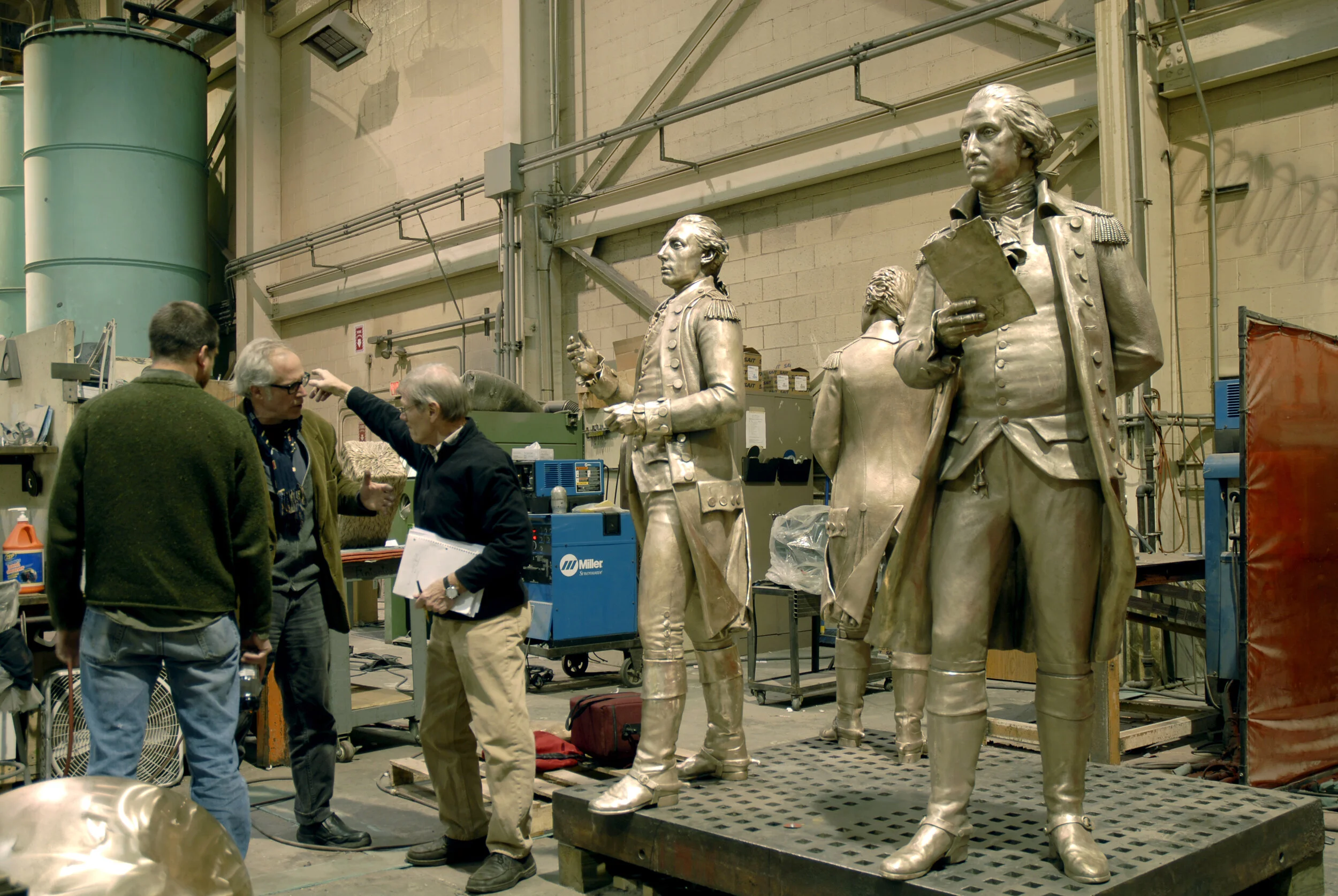 Washington, Lafayette, Hamilton-Foundry View