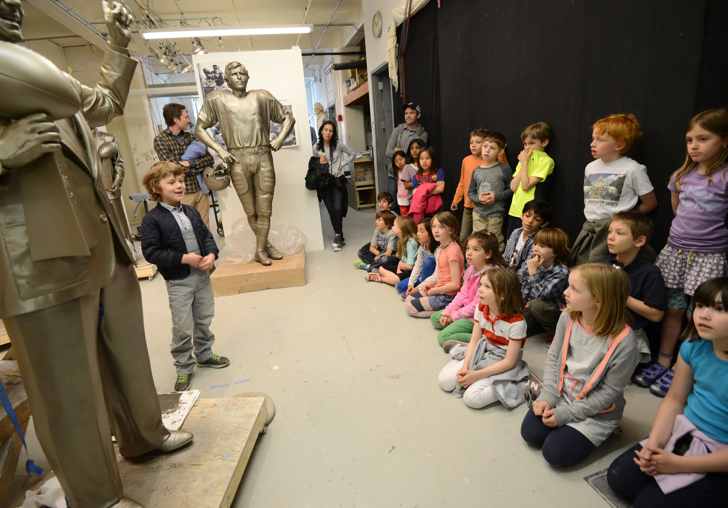 One of Many Groups Visiting StudioEIS