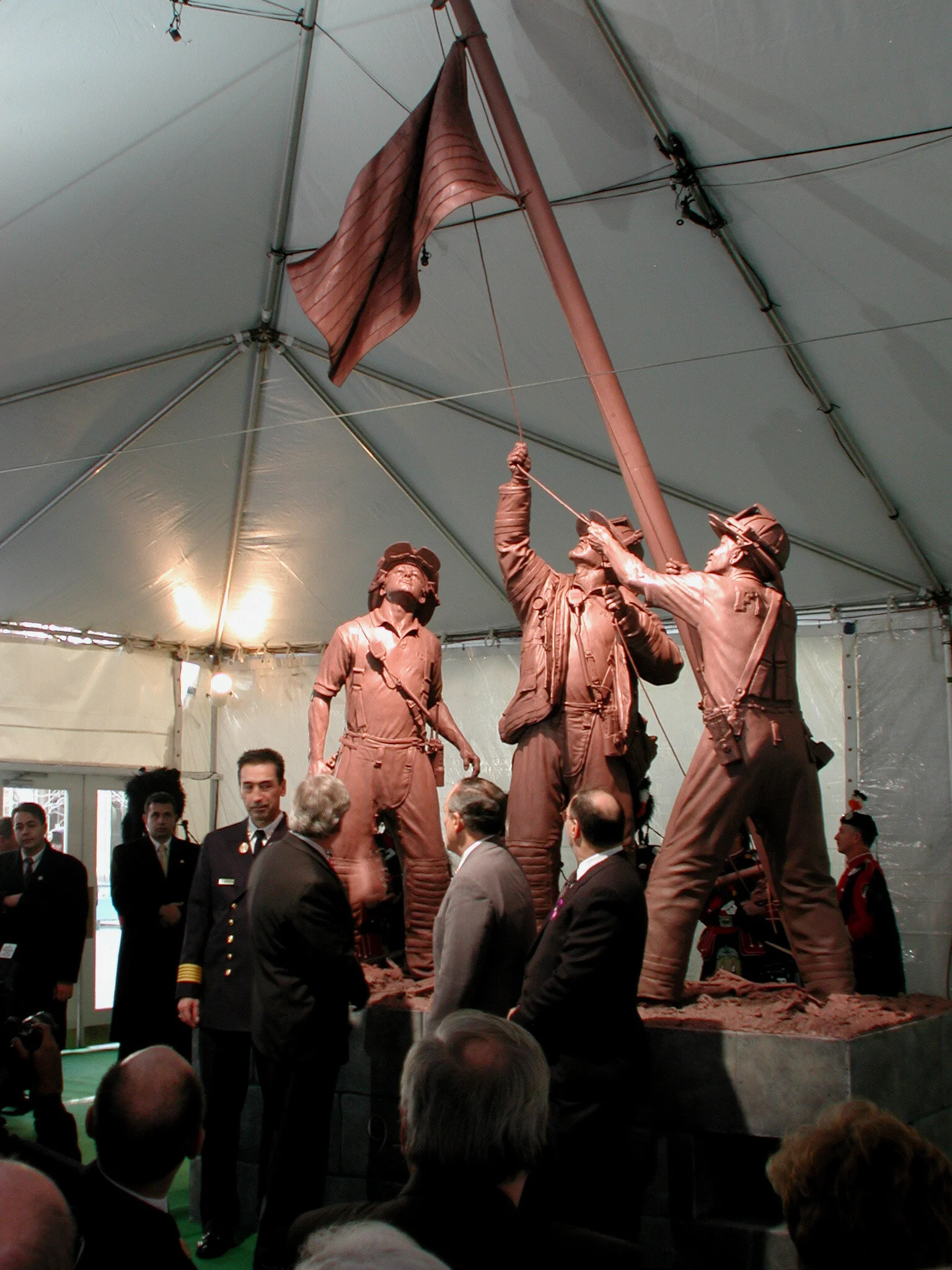 Firefighter's Memorial Unveiling