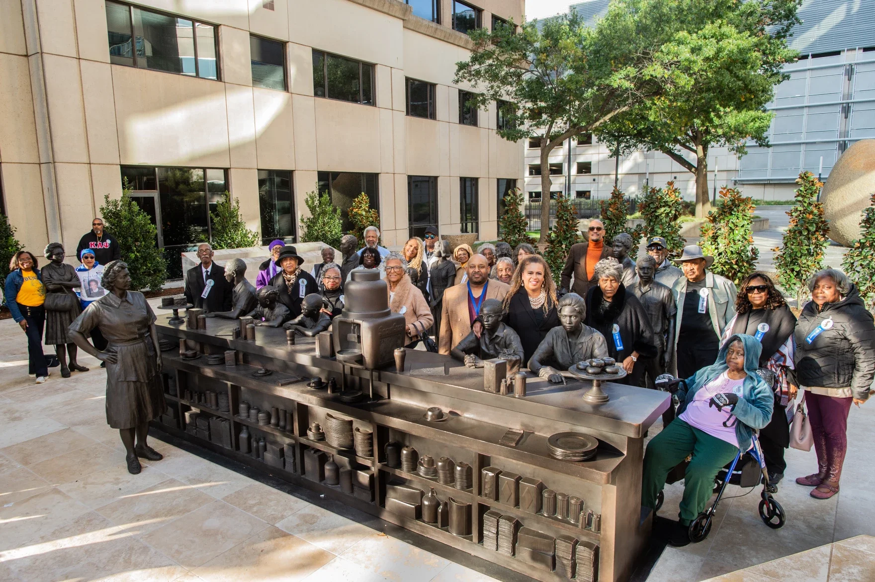 The Clara Luper National Sit-in Plaza Monument Dedication, Oklahoma City, OK