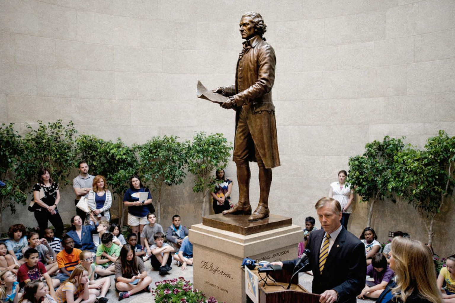 Thomas Jefferson at the Virgina State Capitol, Richmond, VA