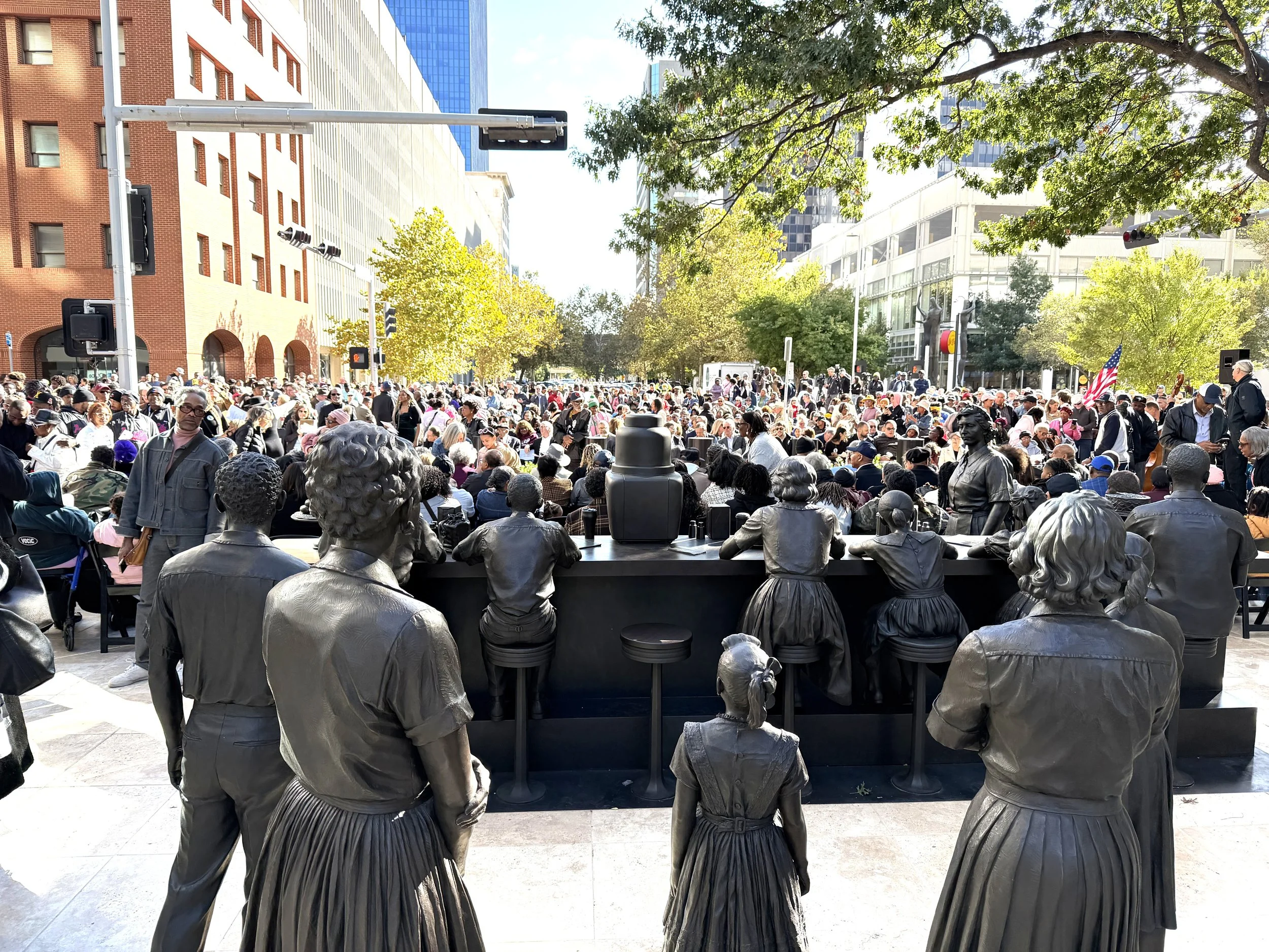 Clara Luper National Sit-in Plaza Monument, Oklahoma City, OK