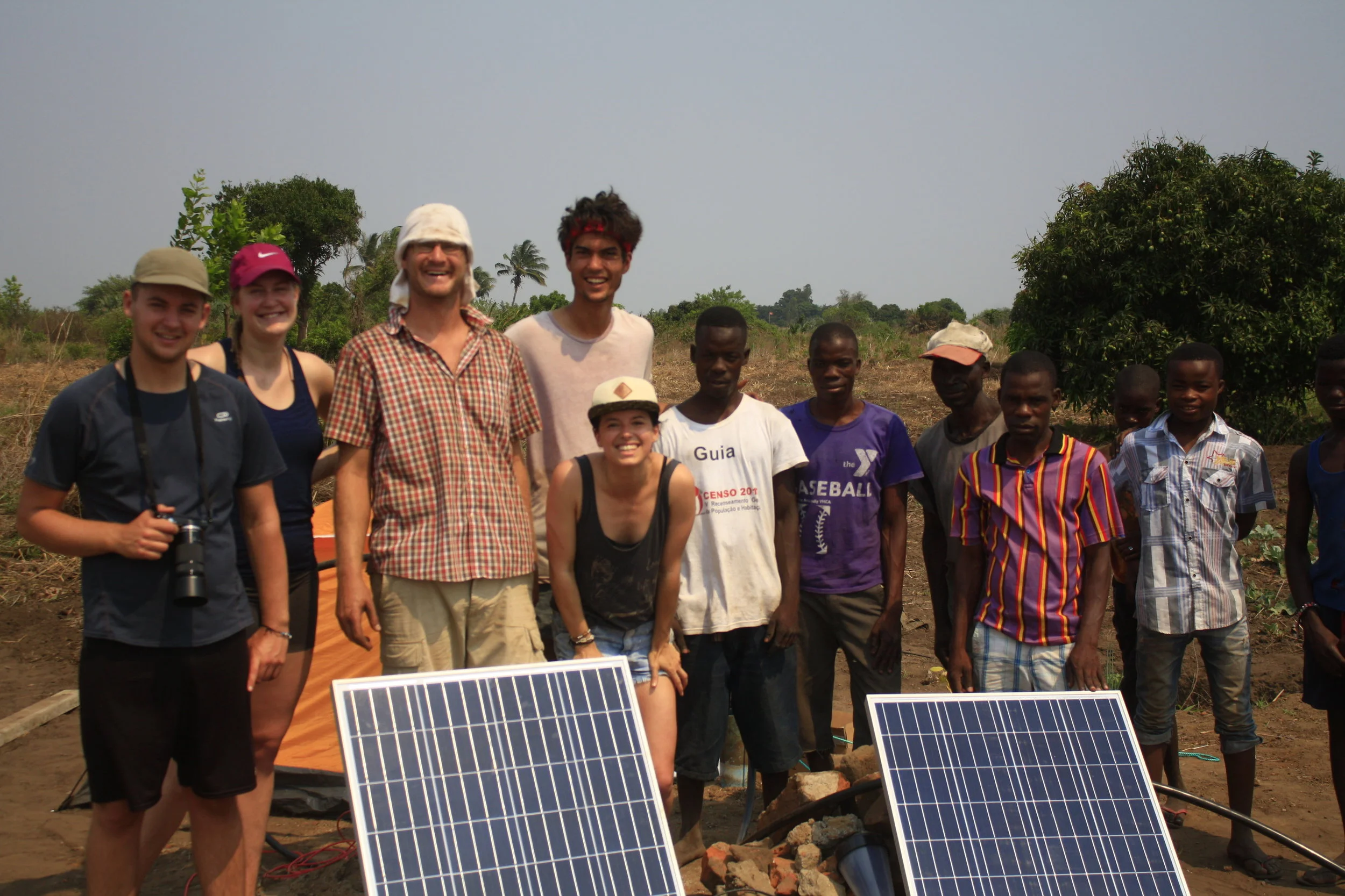 Zach with Solar Panel Installation Team.JPG