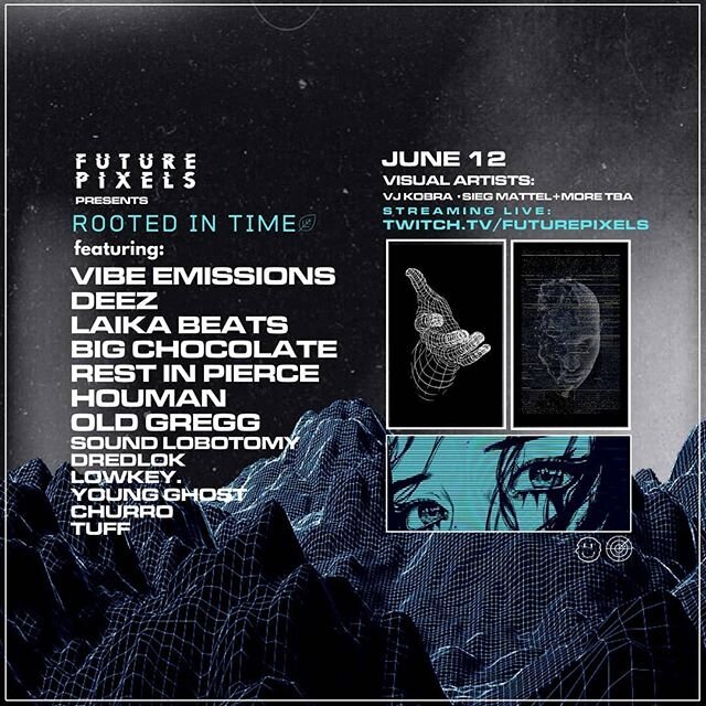 Big live stream incoming June 12th via future pixels!! Lots of unreleased for this one, can't wait! 📺📡