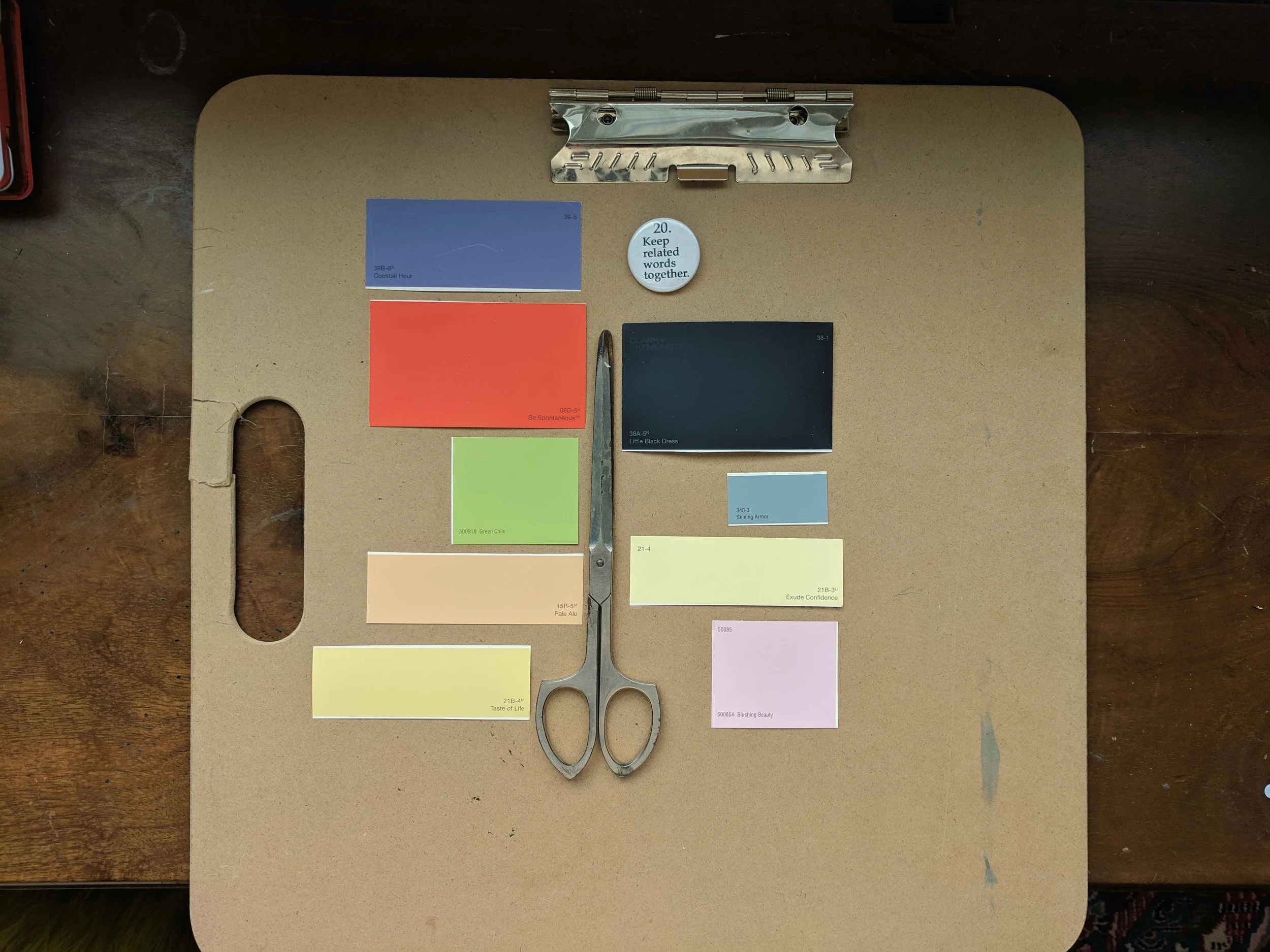 Paint Chip Poetry Workshop at ReCreative Denver
