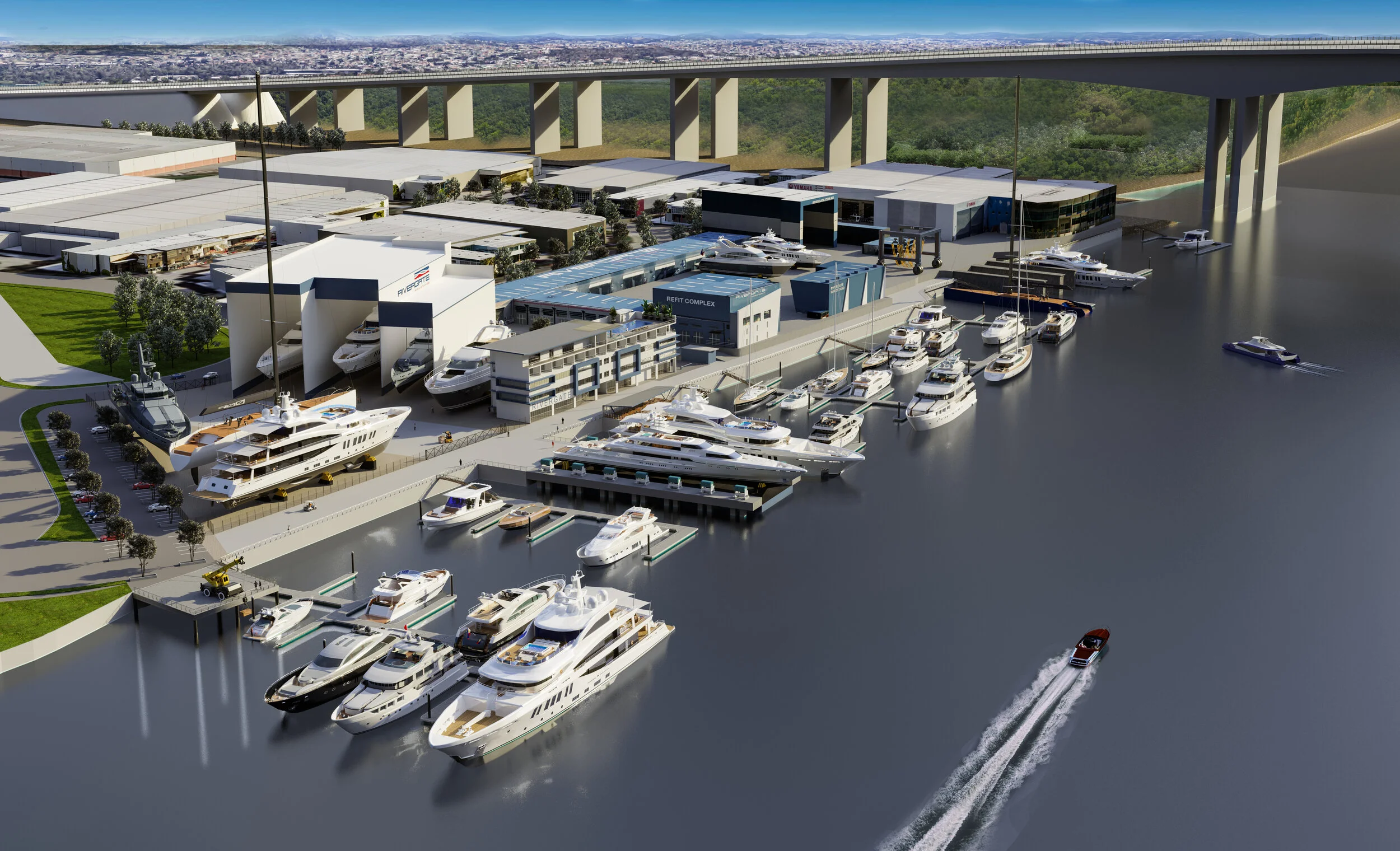 Plans Unveiled for $200m Rivergate Superyacht Hub