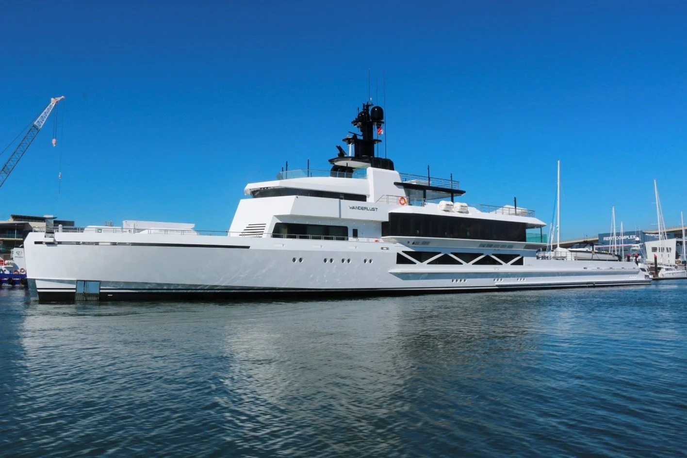 85-metre Australian-built beauty chooses Rivergate for maintenance visit!