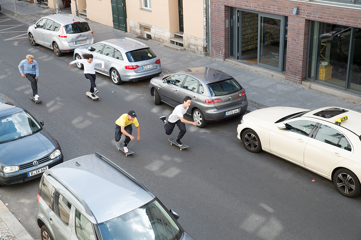 LEVI'S SKATEBOARDING TEAM IN BERLIN
