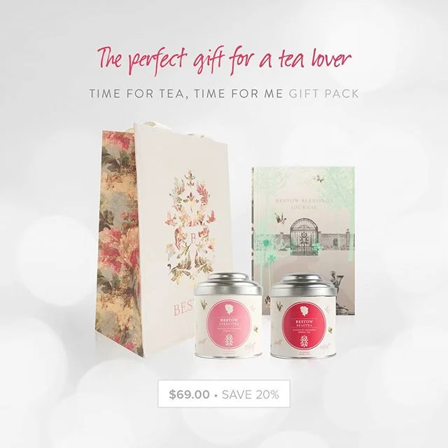Treat a loved one to a gift they will use and love throughout summer. Packaged in a Bestow gift bag, this perfect tea pairing of Beautea and Eternitea will aid digestion and combat ageing effects in the body for nourished, healthy and smooth-looking 
