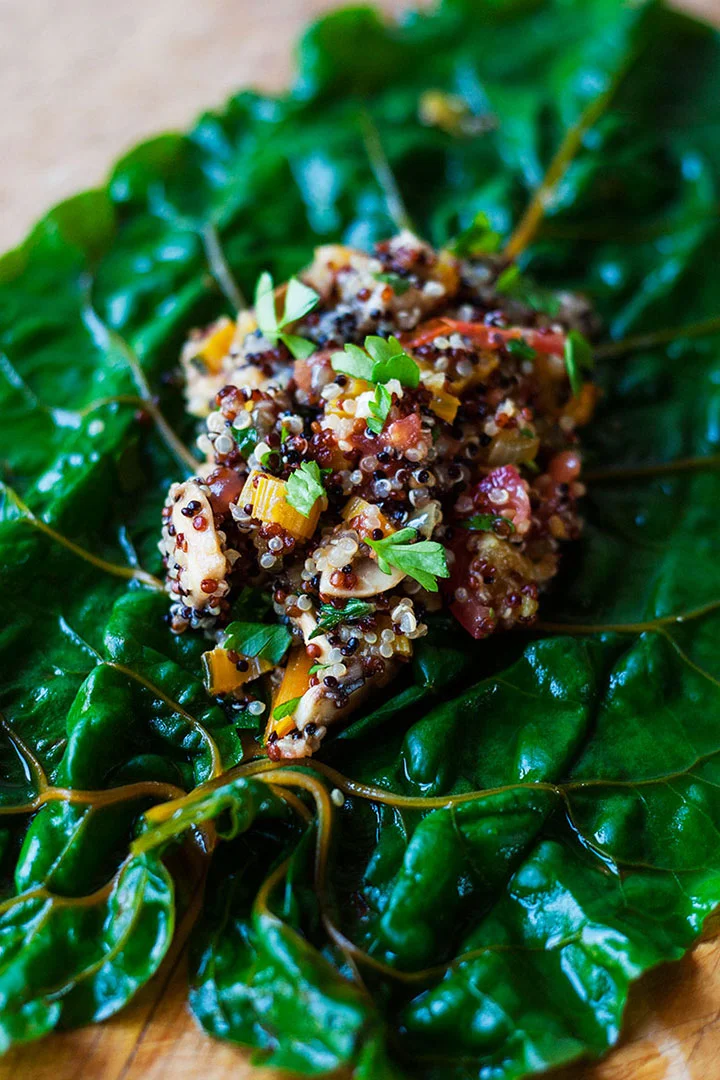 LEAFY GREENS & QUINOA CHARD PARCELS