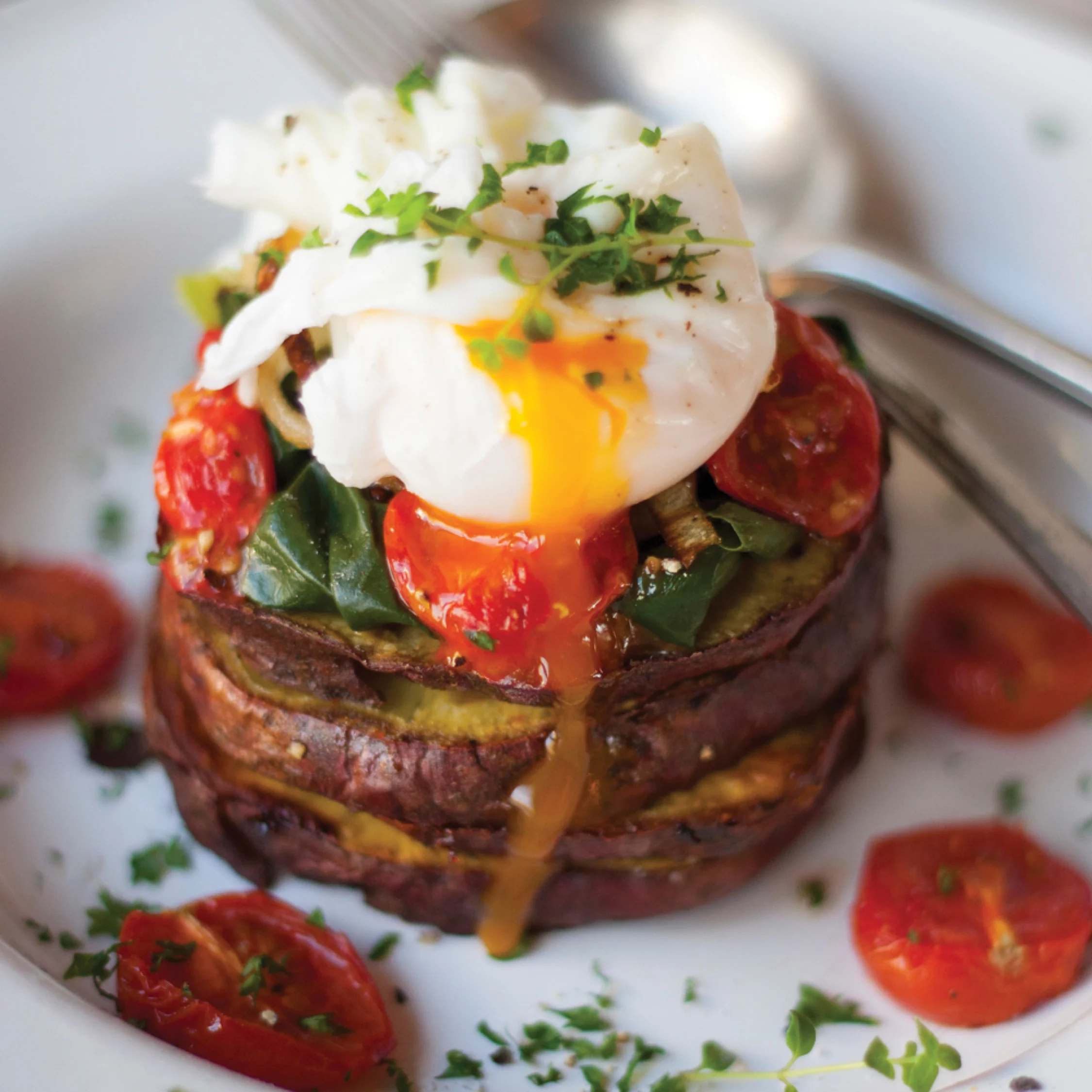 CHRISTMAS BREAKFAST | EGG & VEGGIE STACK