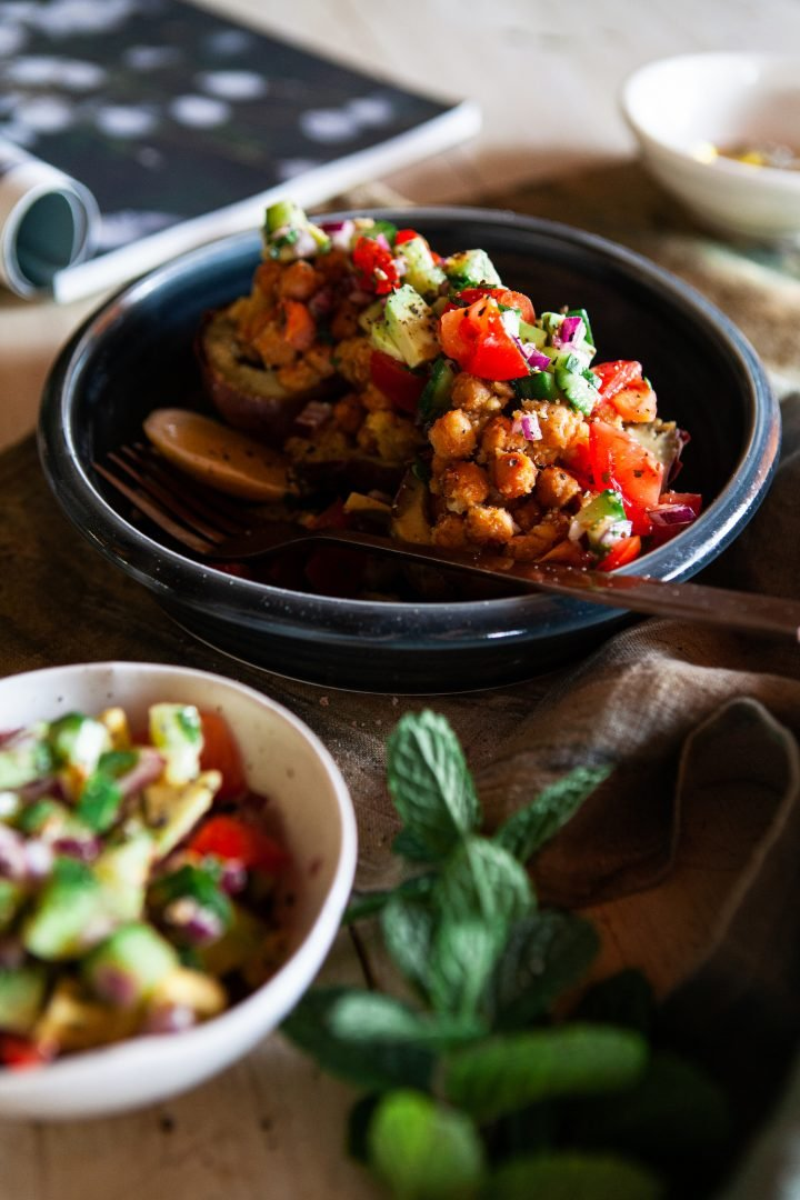 Recipe: Mexican Stuffed Sweet Potato (Kumara)